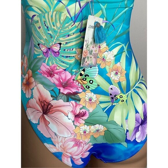 New. Johnny Was floral one piece. XS. Retails $219 - Picture 9 of 13